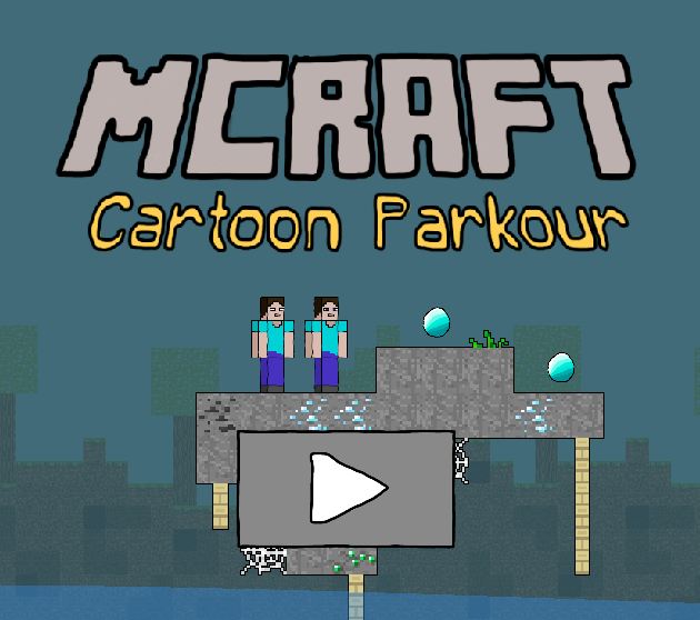 Joc Mraft dibuixos animats parkour en línia