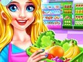 Joc Neteja de noies de supermercat  en línia