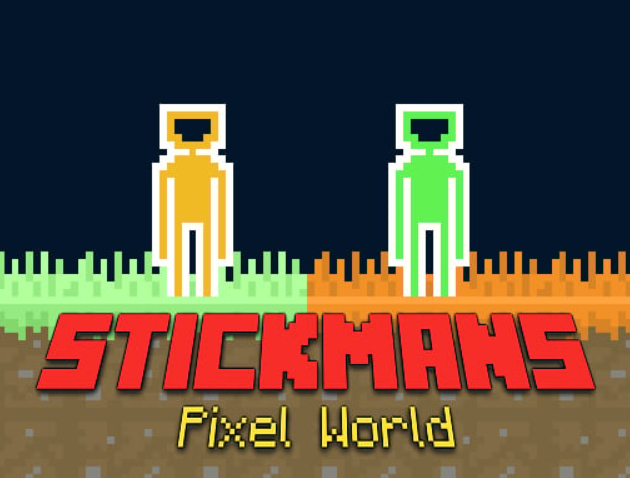 Joc Stickmans Pixel World en línia