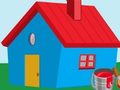 Joc Llibre per pintar: casa  en línia