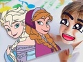 Joc Llibre per pintar: Frozen  en línia