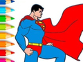 Joc Llibre per pintar: Superman  en línia
