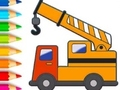 Joc Llibre per pintar: Grua  en línia