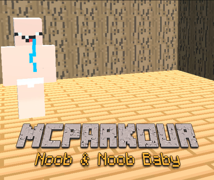 Joc Mc Parkour Noob i Noob Baby en línia