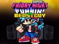 Joc Super Friday Night Funkin vs Beast Guy  en línia