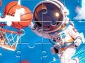 Joc Trencaclosques: bàsquet espacial  en línia