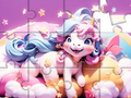 Joc Trencaclosques: unicorn  en línia