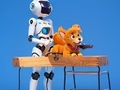 Joc Llibre per pintar: Robot i gos  en línia