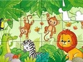 Joc Trencaclosques: animals a la selva  en línia