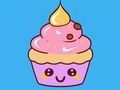 Joc Llibre per pintar: Cupcake  en línia