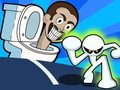 Joc Stickman vs Skibidi WC  en línia