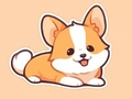 Joc Llibre per pintar: Corgi  en línia