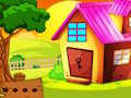 Joc Casa amb teulada de teules Gold Treasure Escape  en línia