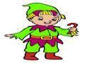 Joc Joc per pintar elfs de Nadal  en línia