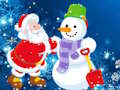 Joc Trencaclosques de Pare Noel i ninot de neu  en línia