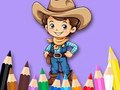 Joc Llibre per pintar: Cowboy  en línia