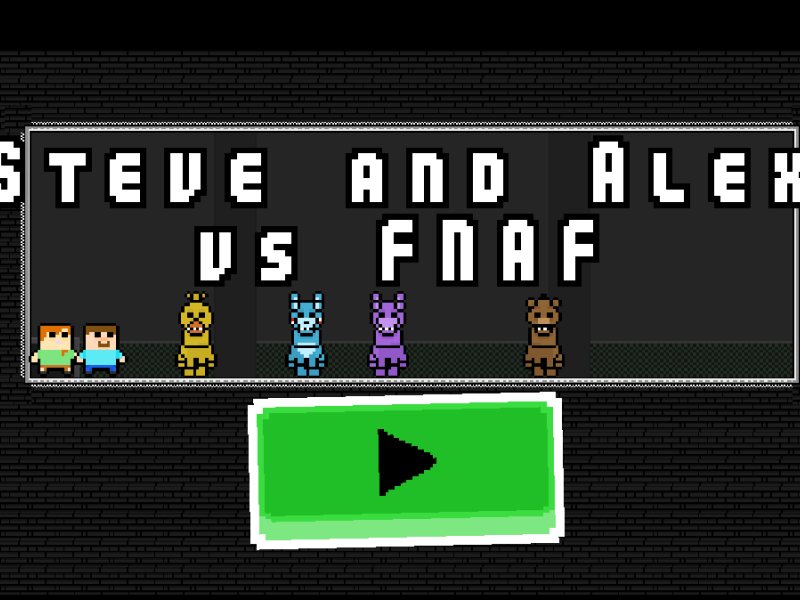 Joc Steve i Alex contra Fnaf  en línia