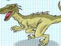 Joc Llibre per pintar de dinosaures  en línia