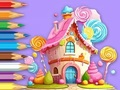 Joc Llibre per pintar: Lollipop House  en línia