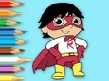 Joc Llibre per pintar: Super-Ryan  en línia