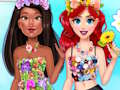 Joc Look de moda de princesa flor  en línia