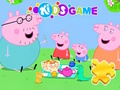 Joc Trencaclosques: pícnic familiar de Peppa Pig  en línia