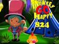 Joc Monkey Go Happy Etapa 824  en línia