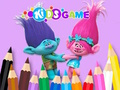 Joc Llibre per pintar: Cute Troll  en línia