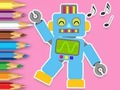 Joc Llibre per pintar: Robot Dancing  en línia