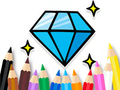 Joc Llibre per pintar: Brillant-Diamant  en línia