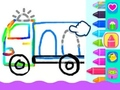 Joc Dibuix infantil: Ambulància  en línia