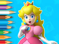Joc Llibre per pintar: la jove princesa Peach  en línia