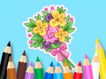 Joc Llibre per pintar: Ram d'amor  en línia