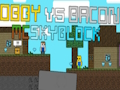Joc Obby vs Bacon: McSkyblock en línia