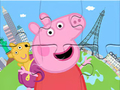 Joc Trencaclosques: Peppa Travel Around  en línia