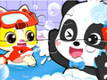 Joc Trencaclosques: Baby Panda Shower Time  en línia