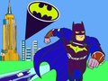 Joc Dibuixos animats de Batman per pintar  en línia