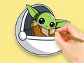 Joc Llibre per pintar: Mestre Yoda  en línia