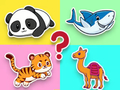 Joc Quiz per a nens: on viuen 2  en línia
