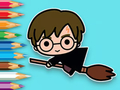 Joc Llibre per pintar: Potter volador  en línia