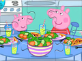 Joc Trencaclosques: l'hora del sopar de Peppa  en línia