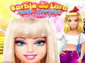 Joc Desafiament de la catifa vermella Barbie i Lara  en línia