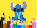 Joc Llibre per pintar: Stitch  en línia