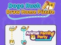 Joc Doge Rush: Dibuixa el trencaclosques de casa  en línia