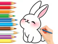 Joc Llibre per pintar: Conill bonic  en línia