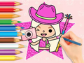 Joc Llibre per pintar: Toca Boca World  en línia