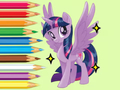 Joc Llibre per pintar: Twilight Sparkle  en línia