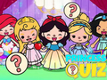 Joc Quiz per a nens: test de princesa  en línia