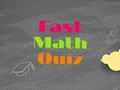Joc Test ràpid de matemàtiques  en línia