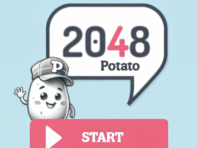 Joc 2048 Patata  en línia
